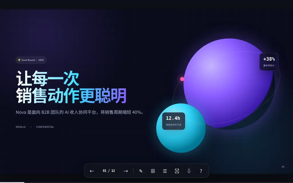 渐变创业融资路演 的作品预览